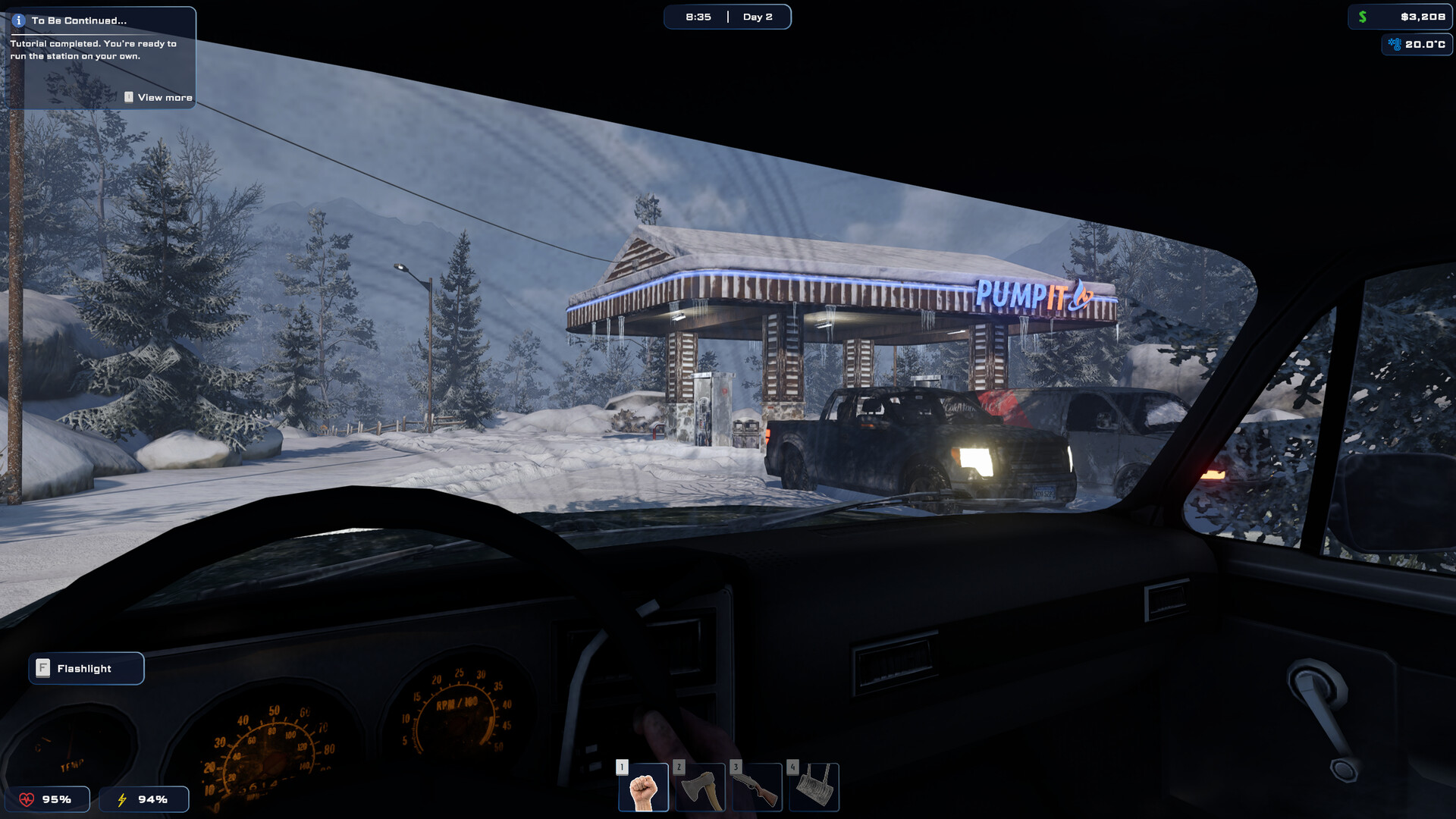 极地轮班：加油站/Arctic Shift: Fuel Station 游戏截图 1