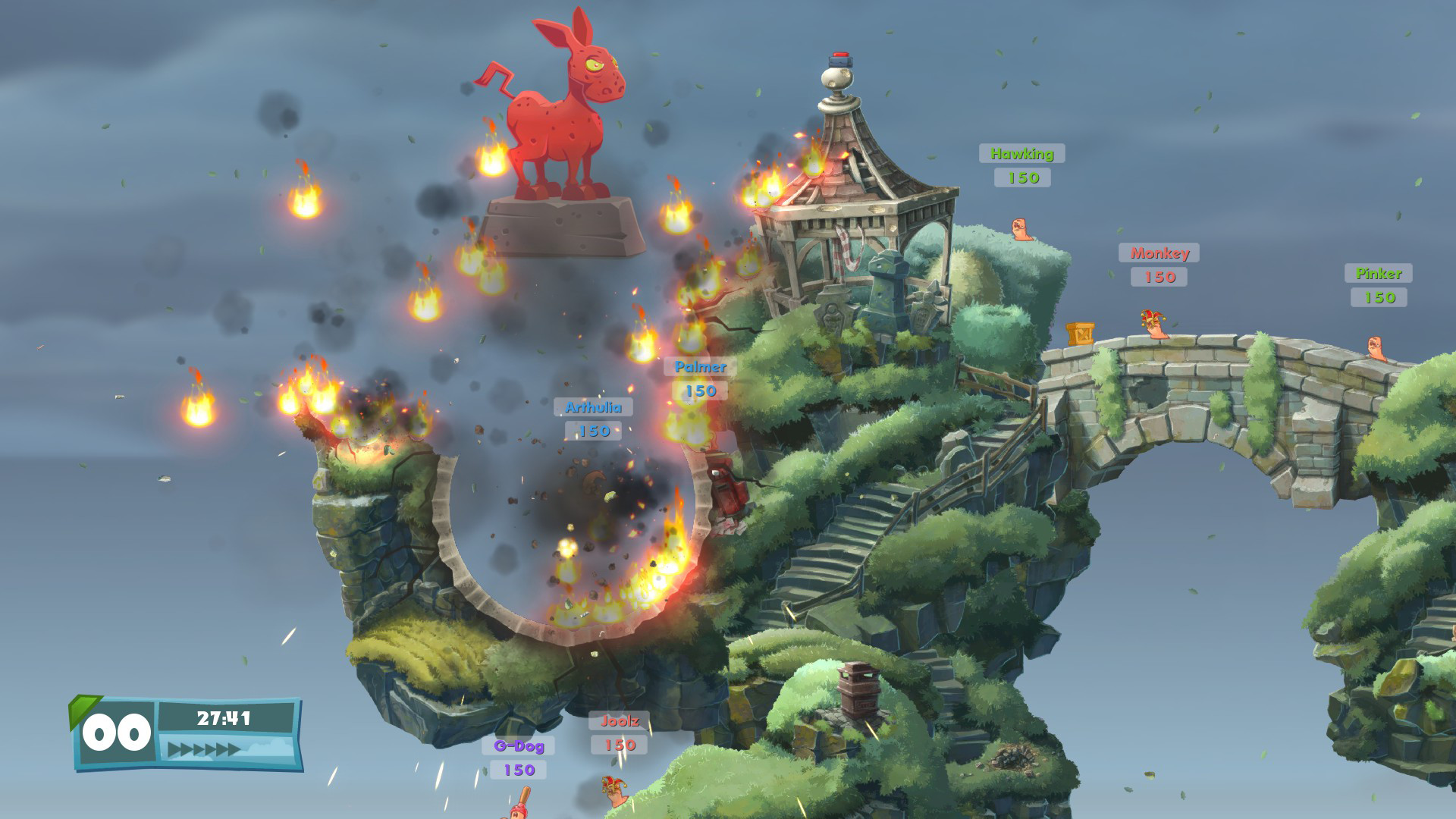 百战天虫：战争武器/Worms W.M.D 版本更新 游戏截图 1