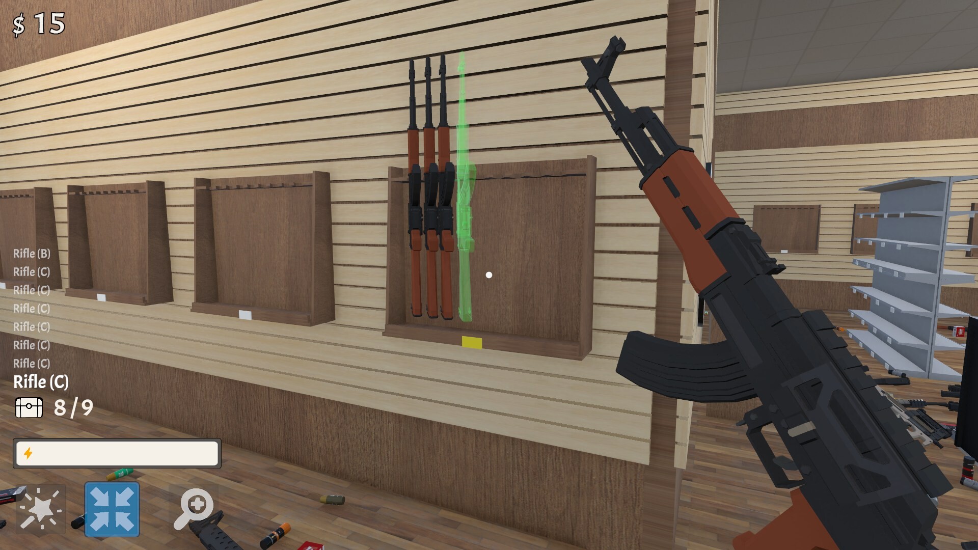枪械店整理/Gun Shop: Tidy Up 游戏截图 3