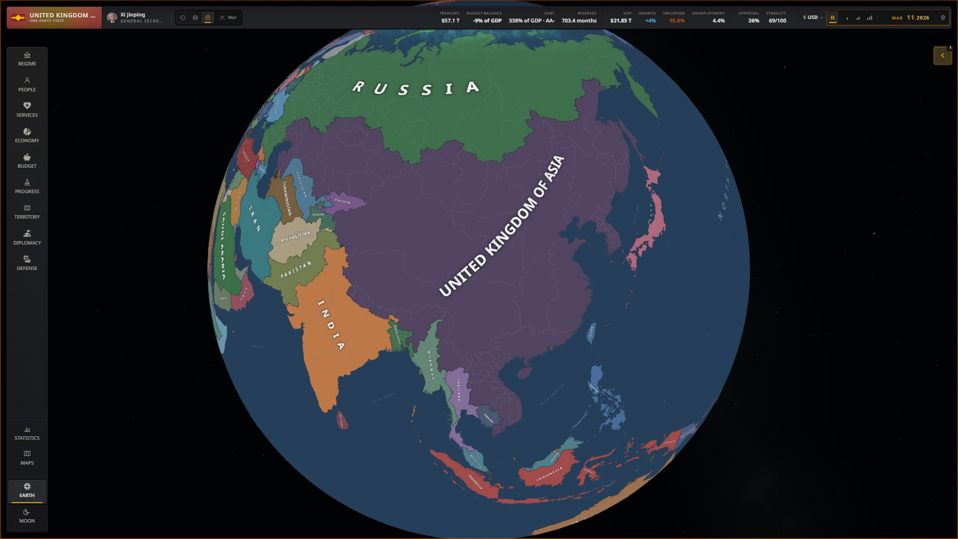 全球地缘政治模拟/Geoplanetical 游戏截图 6