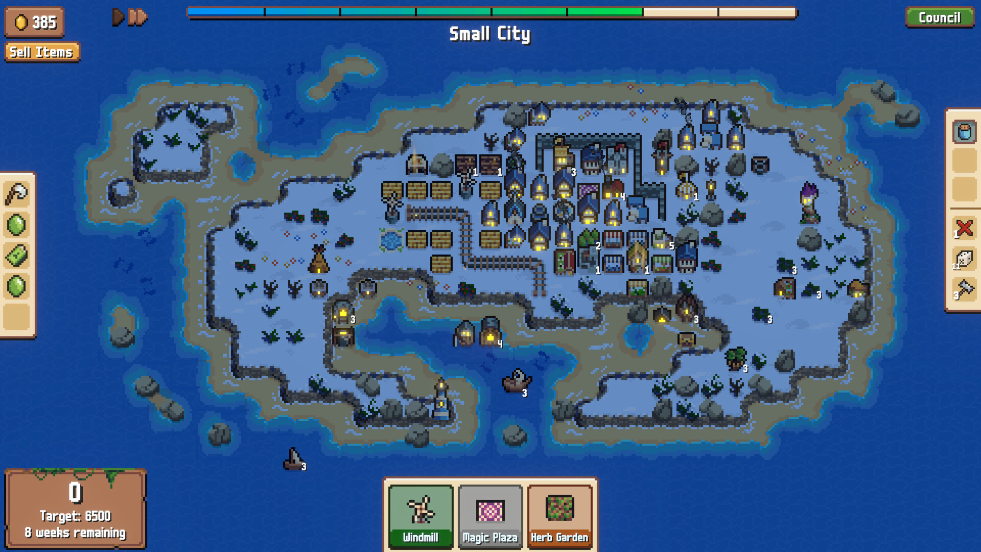 连锁城邦: 类Rogue城市营造游戏/Combolands: Roguelike Citybuilder 游戏截图 3