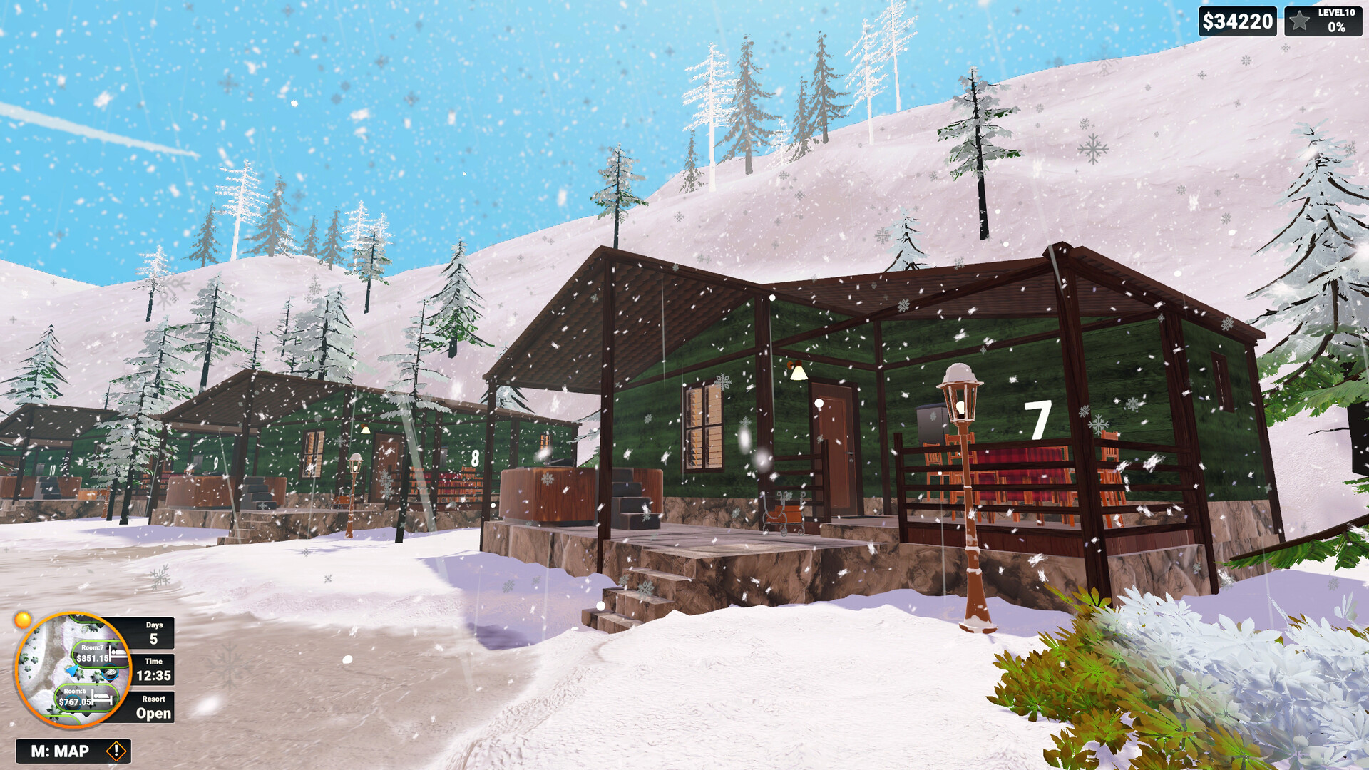 雪地度假村模拟器/Snow Resort Simulator 游戏截图 1