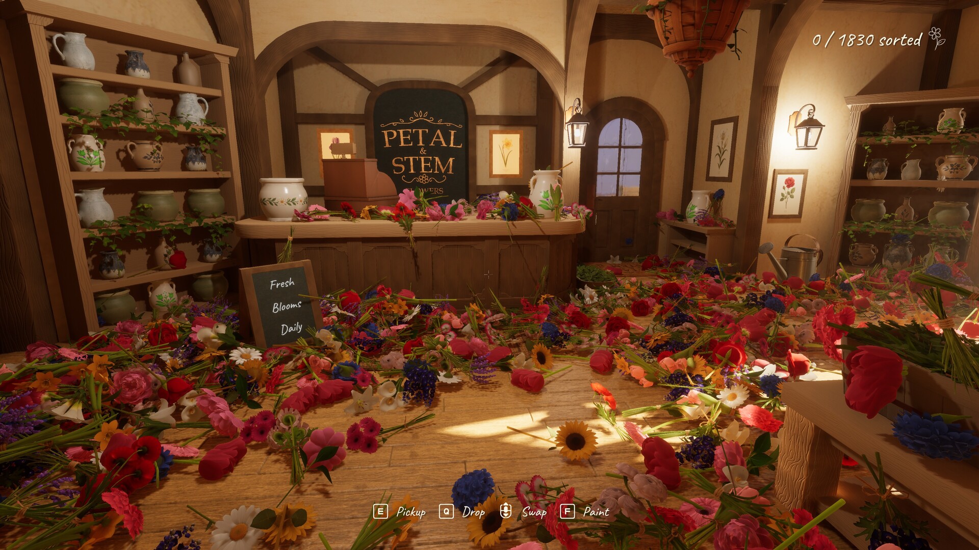 花店大整理/Tidy Up the Flower Shop 游戏截图 1