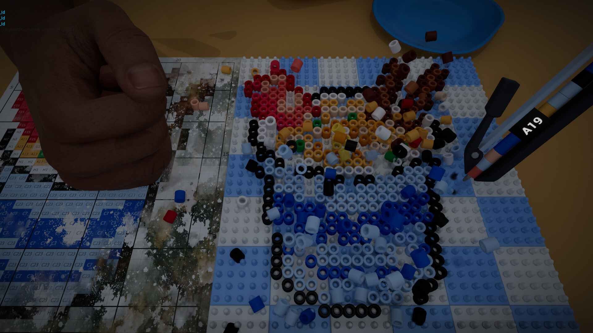 拼豆模拟器/Fuse Beads Simulator 游戏截图 1