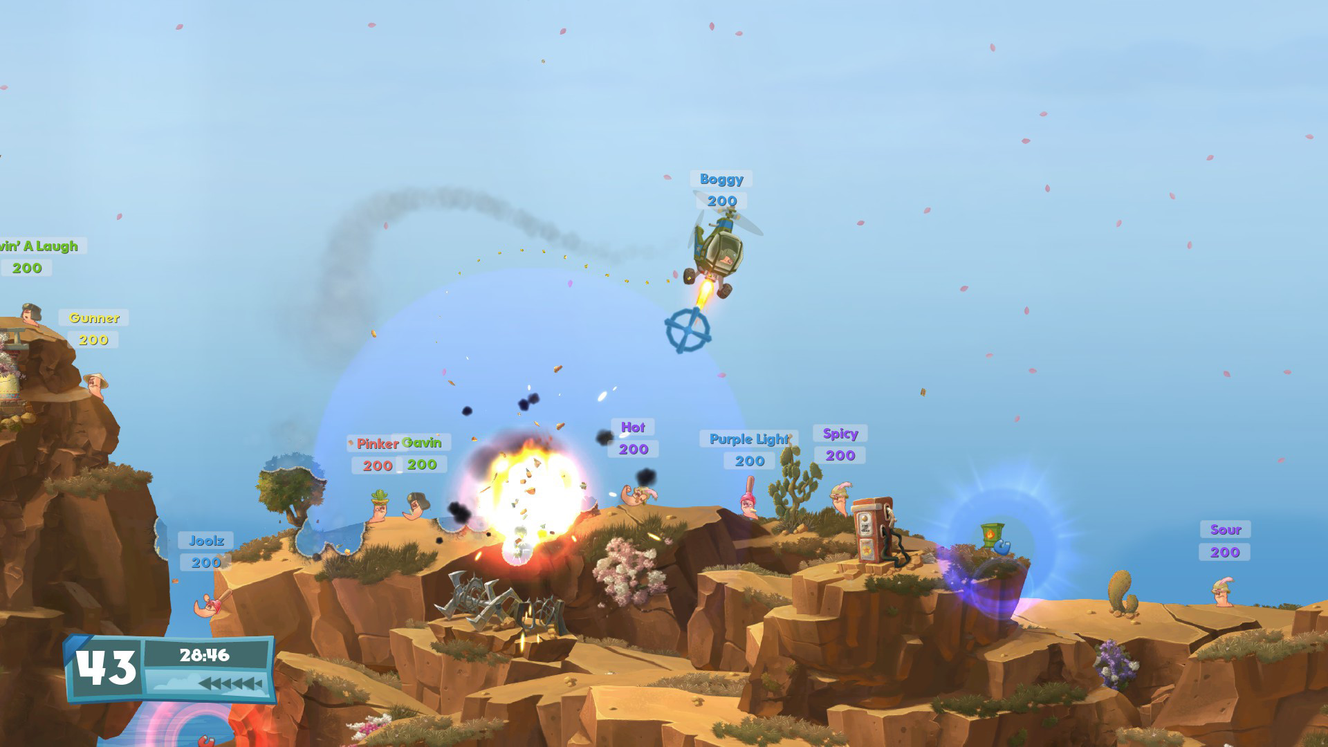 百战天虫：战争武器/Worms W.M.D 版本更新 游戏截图 4