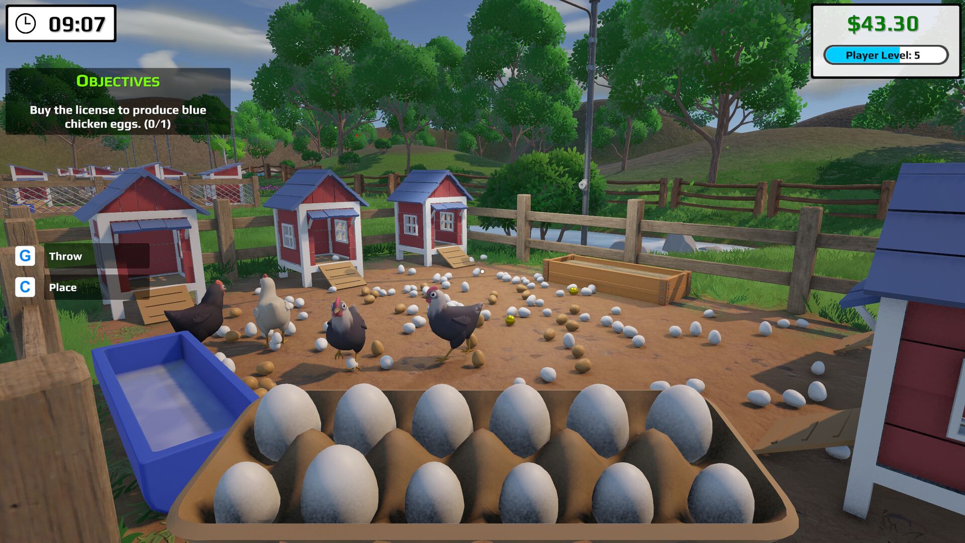 养鸡模拟器/极限蛋场/Eggstreme Farming 新游发布 游戏截图 1