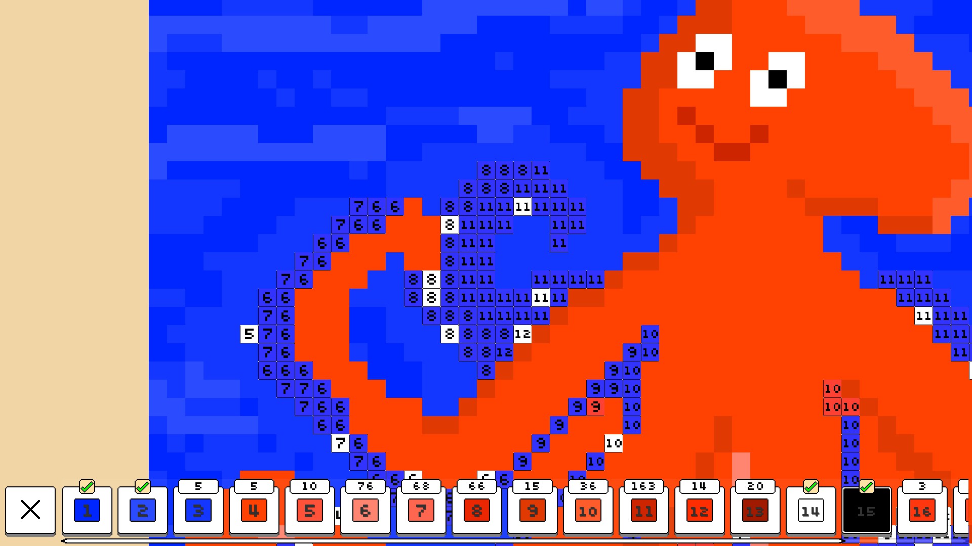像素填色/Coloring Pixels 游戏截图 3
